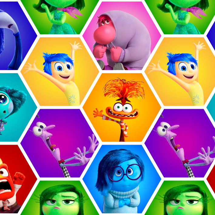 BRUSH ESTAMPADO INTENSAMENTE HEXAGONOS 1