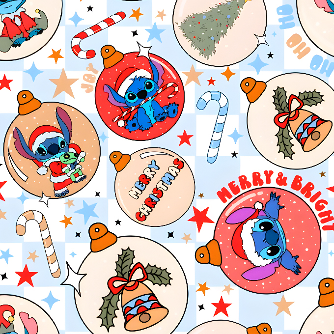 BRUSH ESTAMPADO NAVIDEÑO STITCH ESFERAS FONDO CUADROS CELESTES.JPG