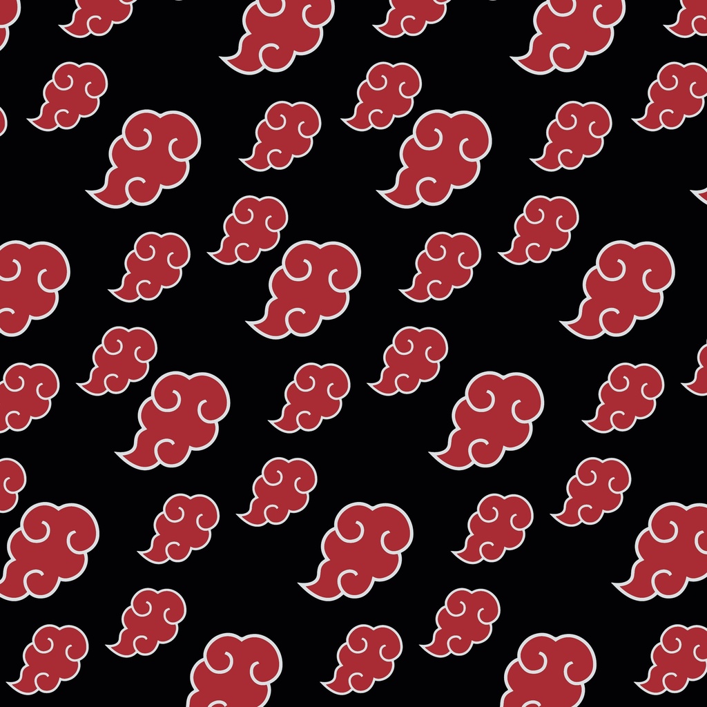 BRUSH ESTAMPADO NARUTO NUBE AKATSUKI