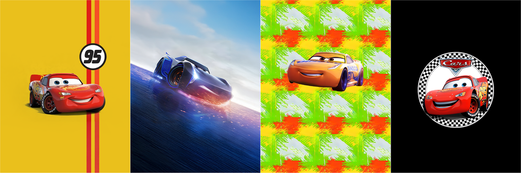 BRUSH ESTAMPADO FRENTES CARS NIÑO