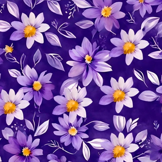 BRUSH ESTAMPADO LILA FLOR