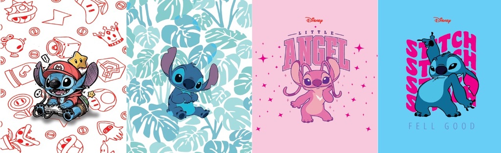 BRUSH ESTAMPADO STITCH Y ANGELA