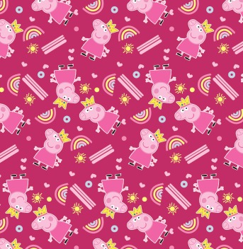 BRUSH ESTAMPADO PEPA PIG FUCSIA