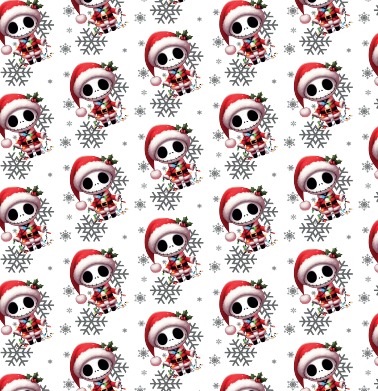 BRUSH ESTAMPADO JACK SKELLINGTON FONDO BLANCO