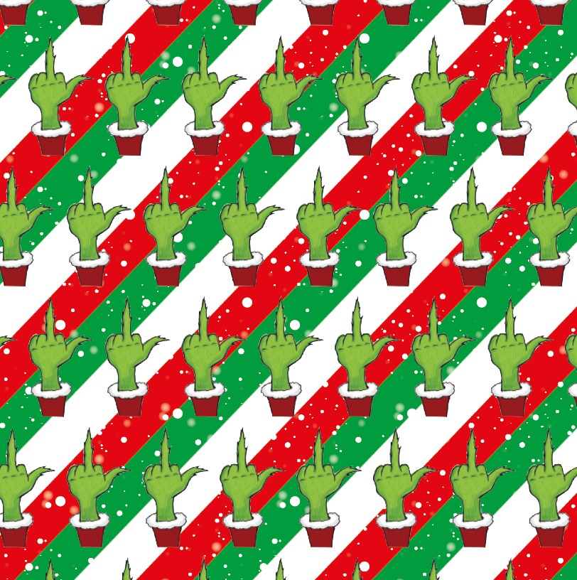 BRUSH ESTAMPADO GRINCH MANO