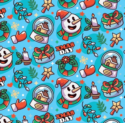 BRUSH ESTAMPADO MUÑECO DE NIEVE CARA