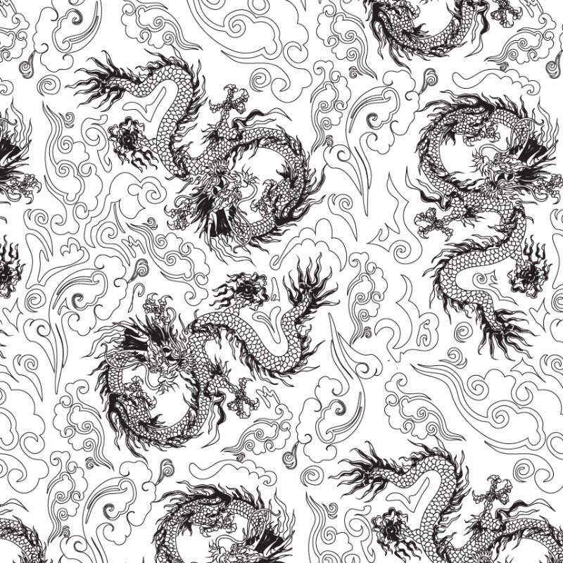 BRUSH ESTAMPADO CHINO BLANCO