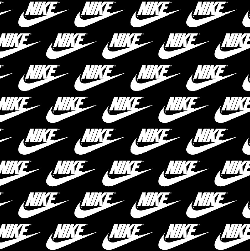 BRUSH ESTAMPADO NIKE FONDO NEGRO