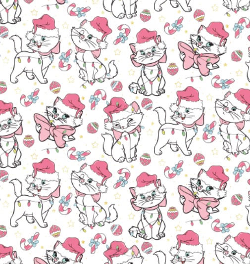 BRUSH ESTAMPADO GATA MARIE NAVIDAD