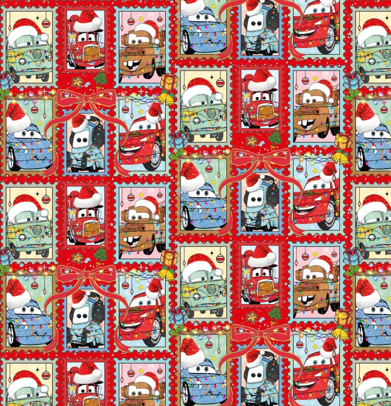 BRUSH ESTAMPADO NAVIDAD CARS