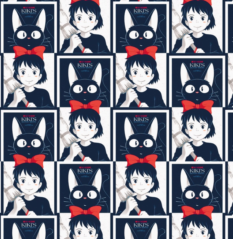BRUSH ESTAMPADO STUDIO GHIBLI KIKI ENTREGAS A DOMICILIO
