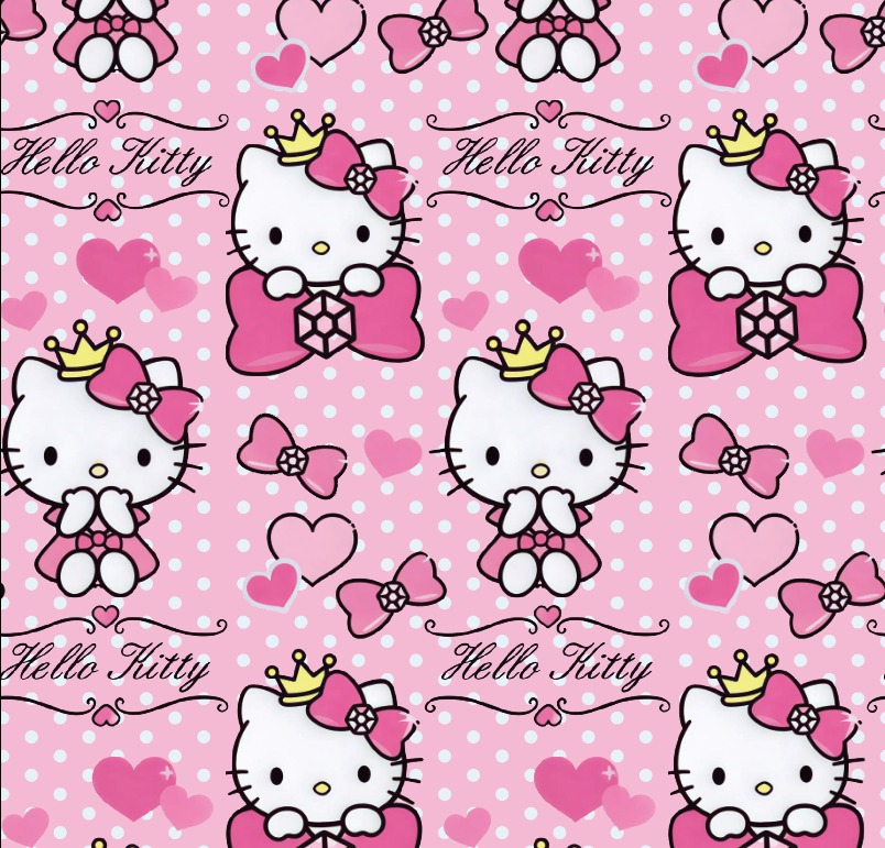 BRUSH ESTAMPADO HELLO KITTY MANITAS EN LA CARA
