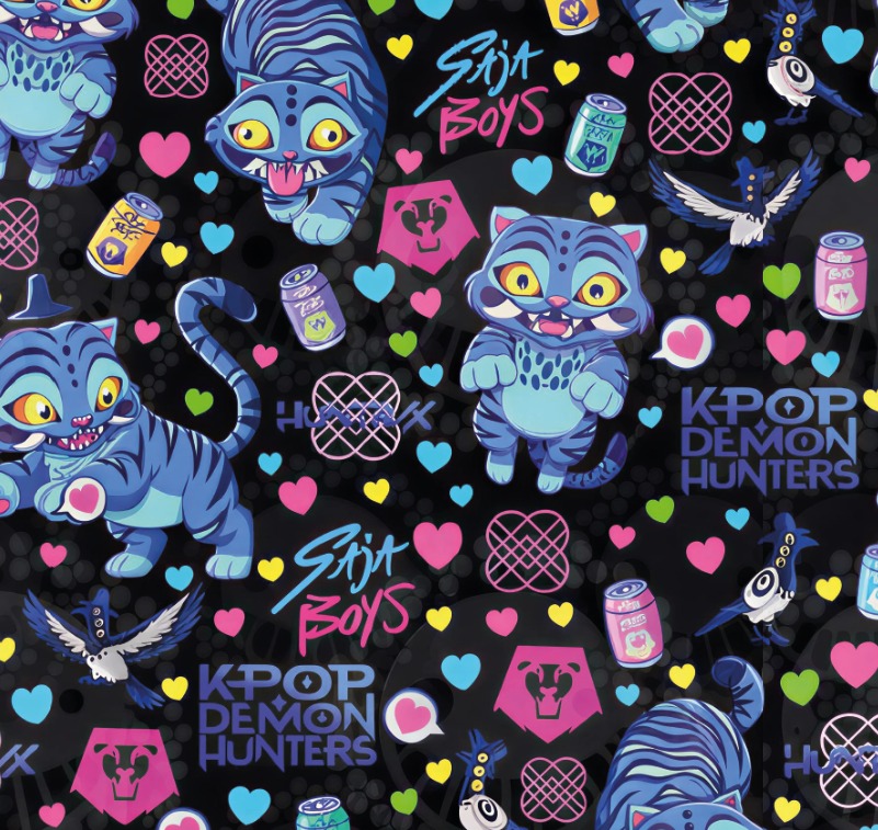 BRUSH ESTAMPADO KPOP DEMON HUNTERS LATAS