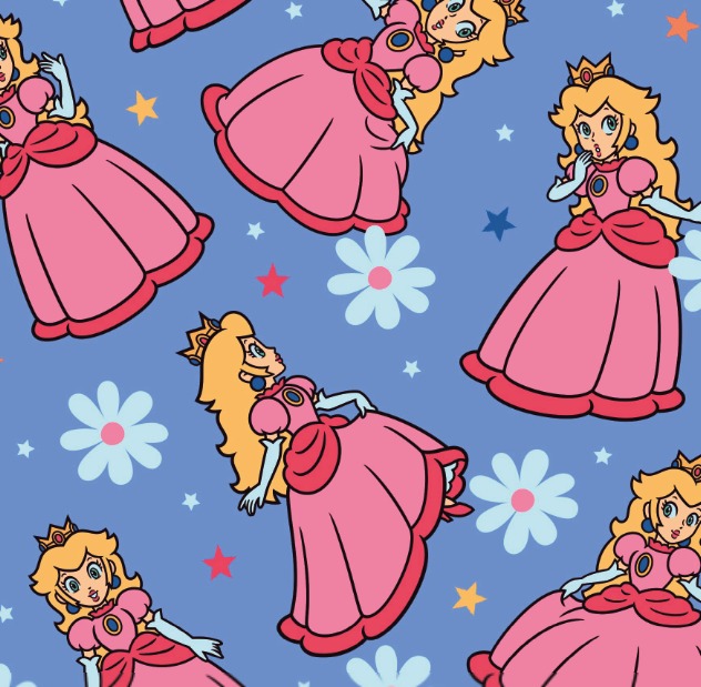 BRUSH ESTAMPADO PEACH CON FLORES