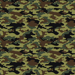 [CAM1007] BRUSH ESTAMPADO CAMUFLAJE MILITAR