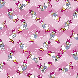 [DDS1000] BRUSH ESTAMPADO DAISY FONDO ROSA