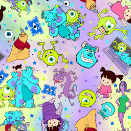[DMO1000] BRUSH ESTAMPADO MONSTER INC