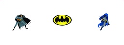 [FBA1000] BRUSH ESTAMPADO FRENTES BLANCO BATMAN