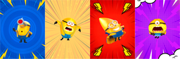 [FMI1001] BRUSH ESTAMPADO FRENTES MEGA MINIONS NIÑO