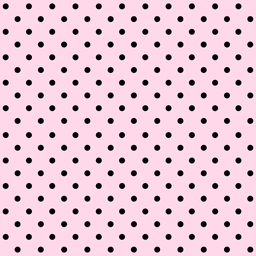 [STP1000] SATIN ESTAMPADO PUNTOS NEGROS FONDO ROSADO