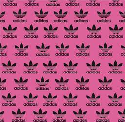 [MAD1003] BRUSH ESTAMPADO ADIDAS FONDO ROSADO