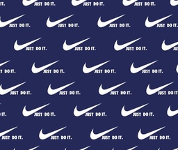 [MNK1000] BRUSH ESTAMPADO NIKE PEQUEÑO FONDO AZUL