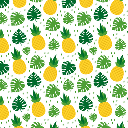 [FLO1032] BRUSH ESTAMPADO PIÑAS & HOJAS VERDES FONDO BLANCO