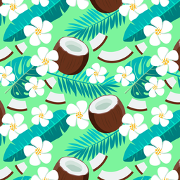 [FLO1053] BRUSH ESTAMPADO COCOS