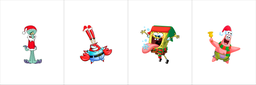 [NBO1002] BRUSH ESTAMPADO NAVIDEÑO FRENTE BOB ESPONJA