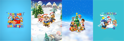 [NPP1002] BRUSH ESTAMPADO FRENTES NAVIDEÑOS PAW PATROL X4