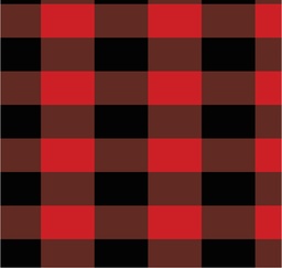 [NCR1001] BRUSH ESTAMPADO CUADROS ROJOS Y NEGROS