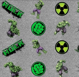 [VHK1000] BRUSH ESTAMPADO MARVEL HULK LOGO