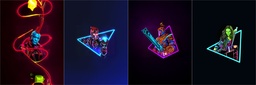 [FGG1000] BRUSH ESTAMPADO FRENTES GUARDIANES DE LA GALAXIA NIÑO