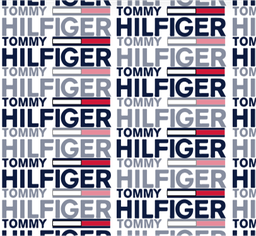 [MTH1000] BRUSH ESTAMPADO TOMMY HILFIGER FONDO BLANCO