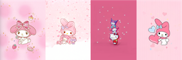 [FMD1000] BRUSH ESTAMPADO FRENTES MY MELODY NIÑA
