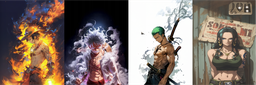 [FOP1001] BRUSH ESTAMPADO FRENTES ONE PIECE NIÑO