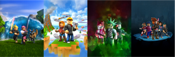 [FRB1000] BRUSH ESTAMPADO FRENTES ROBLOX NIÑO