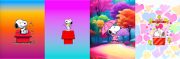 [FSY1000] BRUSH ESTAMPADO FRENTES SNOOPY NIÑO