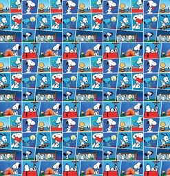 [VSY1003] BRUSH ESTAMPADO SNOOPY CUADROS