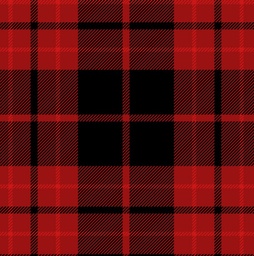 [NCR1012] BRUSH ESTAMPADO CUADROS NEGROS Y CUADROS CALADOS NEGROS