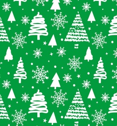 [NVB1000] BRUSH ESTAMPADO FONDO VERDE FIGURAS BLANCA