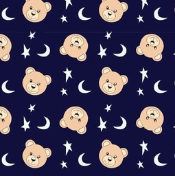 [VOA1000] BRUSH ESTAMPADO OSITOS AZULES