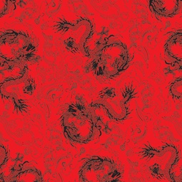 [DCH1000] BRUSH ESTAMPADO CHINO ROJO