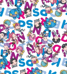 [DHU1001] BRUSH ESTAMPADO HUNTRIX Y SAJA BOYS KPOP DEMON HUNTERS