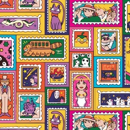 [DSG1001] BRUSH ESTAMPADO STUDIO GHIBLI MIX COLORES