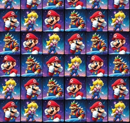 [VMB1011] BRUSH ESTAMPADO MARIO BROS CUADRO PELI 2026