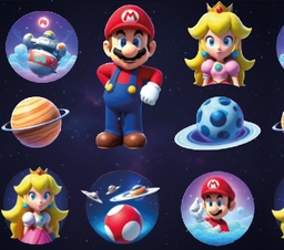 [VMB1013] BRUSH ESTAMPADO MARIO BROS CIRCULOS PELI 2026