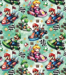 [VMB1017] BRUSH ESTAMPADO MARIO B CARRITOS