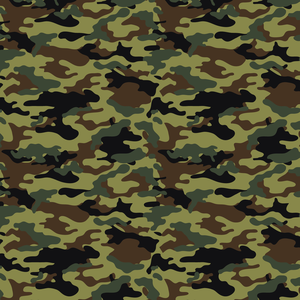 BRUSH ESTAMPADO CAMUFLAJE MILITAR