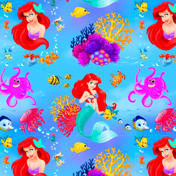 BRUSH ESTAMPADO LA SIRENITA 2